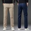 Spring/Summer Men's Cotton Casual Pants - Loose, Straight Leg, Versatile, Comfortable, Breathable, Slimming, for Business and Commute.