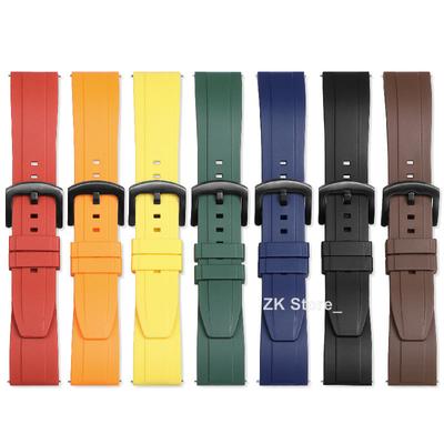 Premium TPU Siliconen Horlogebanden Snel Verwisselbare Horlogebanden 18/20/22/24mm voor Rolex Riemen voor Mannen Tropic Rubber Sport Armband