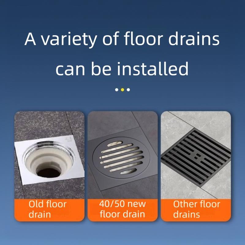 Stainless Steel Universal Floor Drain Core Odor Proof Anti Clog Filter For Bathroom Shower Kitchen Use