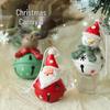 Retro Distressed Christmas Iron Art Pendants: Angel, Santa, Snowman