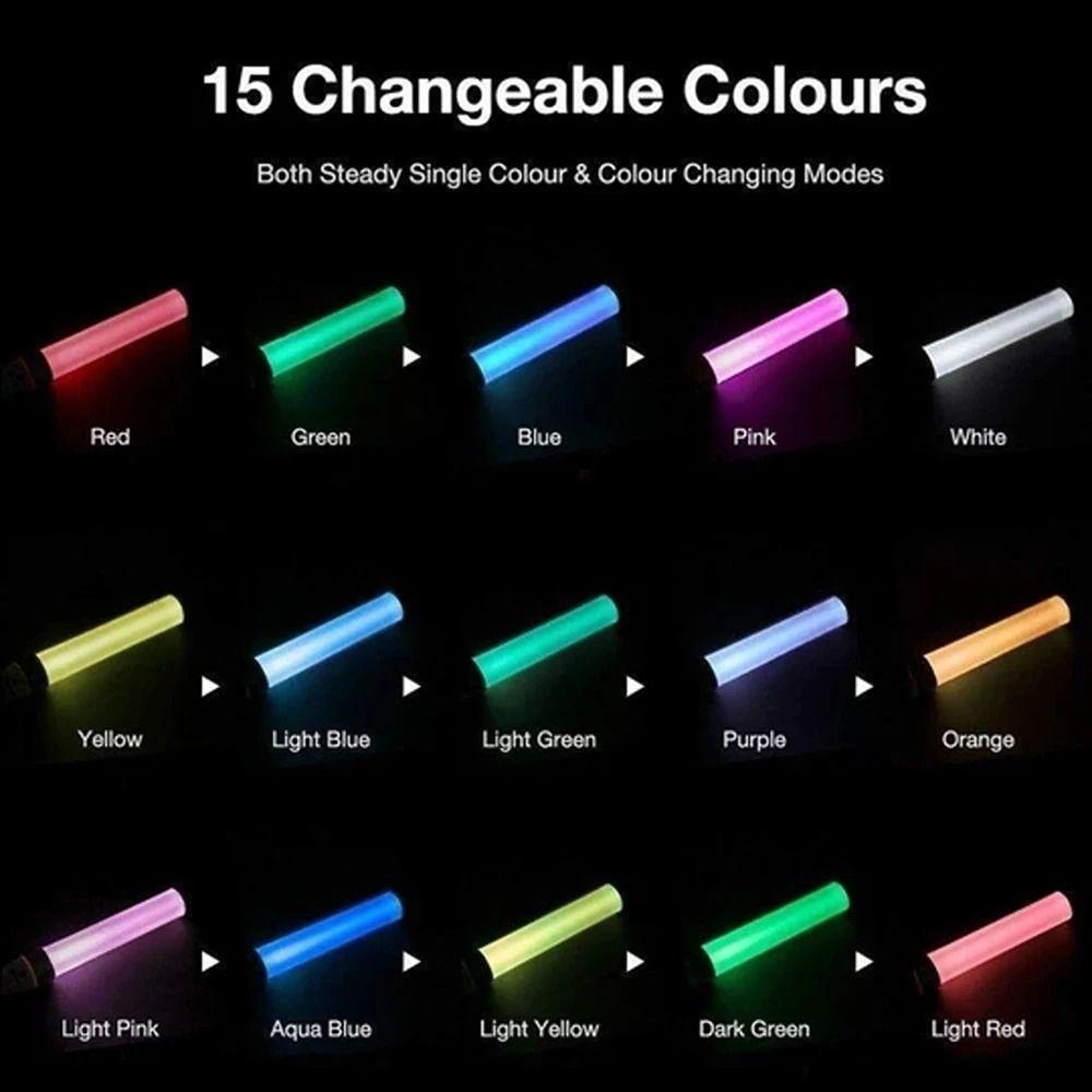 15 Colors Switchable LED Light Sticks Colorful Atmosphere Lamp  Weddings Celebrations