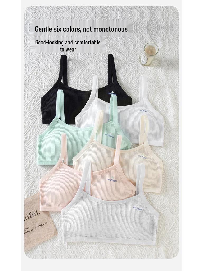 Teen Girl Student Bra Vest 12-16 Years - Fixed Cup