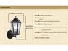 Europäische Retro Sechseckige Außenwandleuchte: Wasserdichte LED-Balkonleuchte in Antikbronze/Schwarz