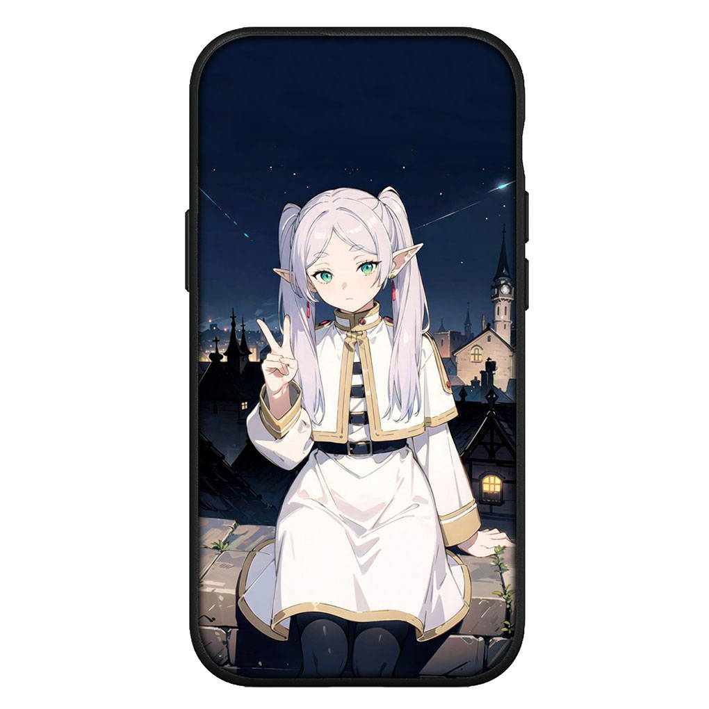 Für iPhone 16 15 Xiaomi Redmi Note 14 13 12 11 Pro Max X 16e Samsung Galaxy S25 S24 S23 Moto OPPO Huawei Anime Frieren Beyond Journey's End Handyhülle