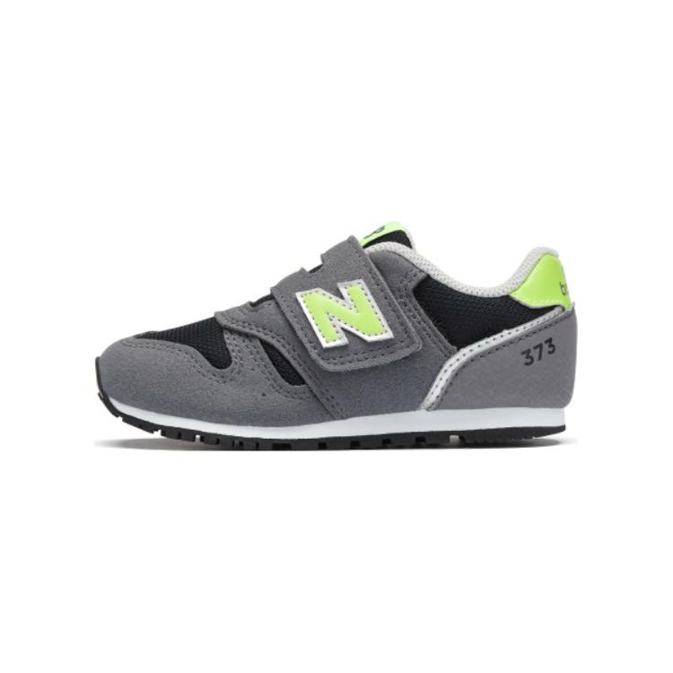 New Balance NB 373 Versatile Anti-Kick Low-Top Walking Shoes Baby Shoes Gray Black IZ373JO2