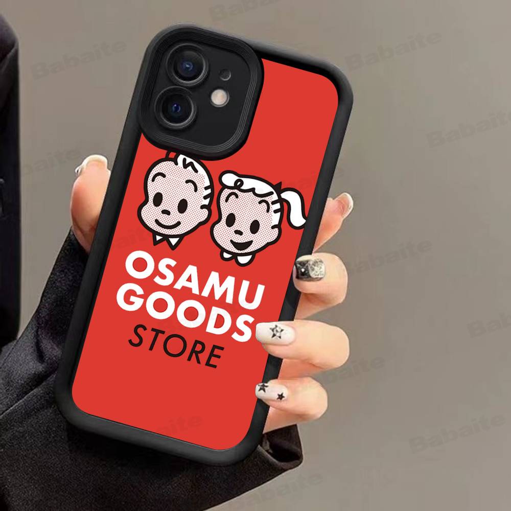 Fashion Osamu Goods Phone Case For IPhone 17 16 15 14 13 12 11 Air Plus Pro Max Soft Back Cover