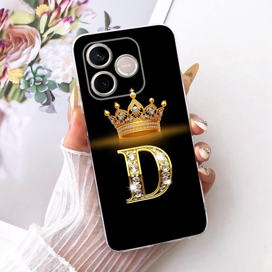 For Honor 600 Lite Honor600 2026 Fashion Crown Letter Phone Case For Honor 600 600Lite 5G Soft Silicone TPU Cases