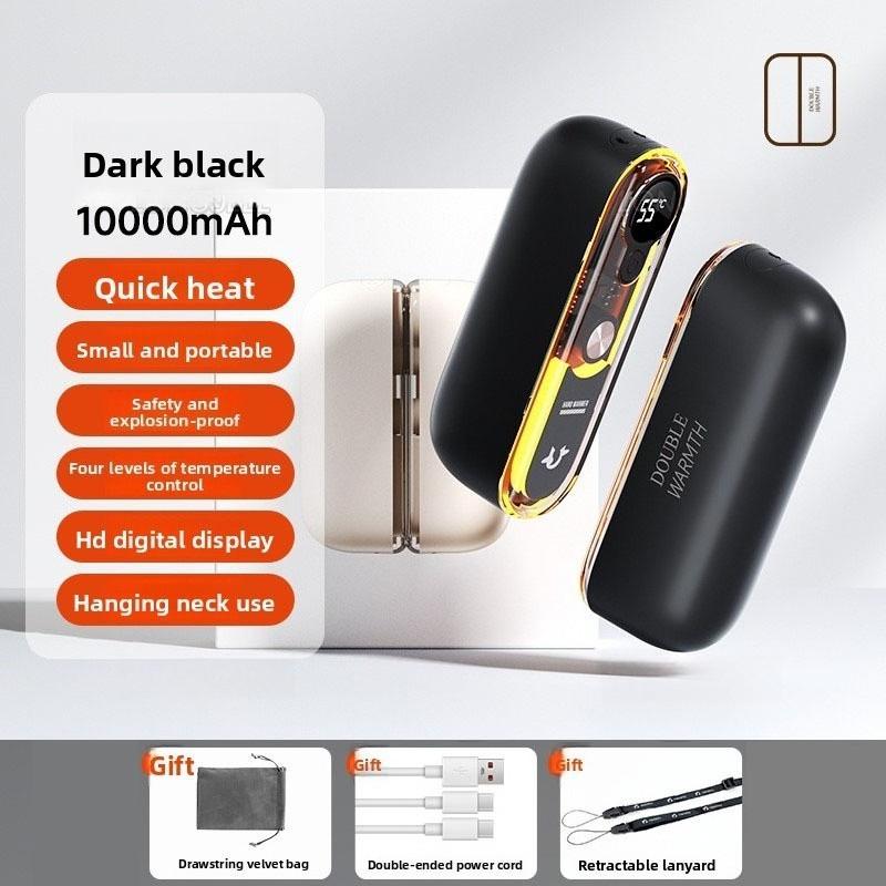 10000mAh Hand Warmer Detachable Hand Warmer USB Charging Portable Warm Hands Treasure Creative Colorful Light