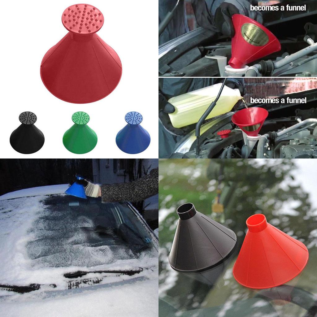 Versatile And Durable Outdoor Round Funnel Car Windshield Ice Scraper Tool