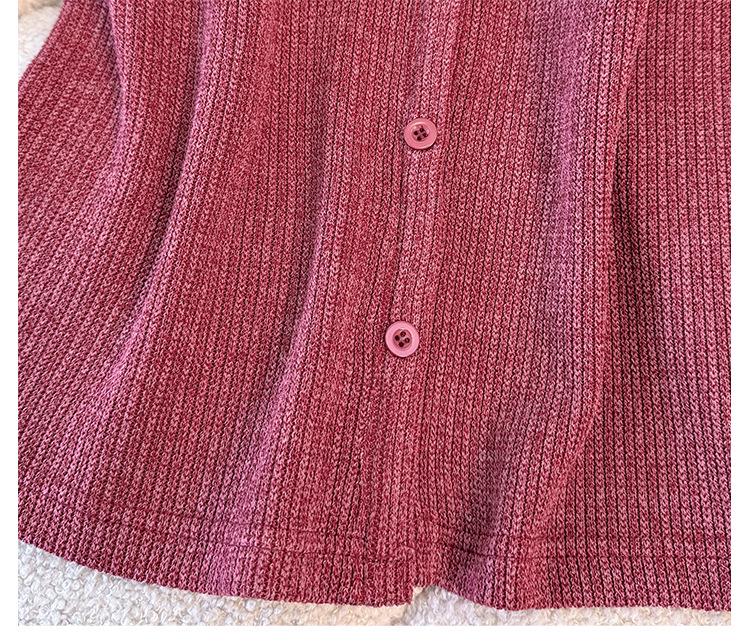 Damen Strickcardigan & Top Set in Übergröße: Temperamentvolle Freizeitkleidung für Frühling/Herbst (130-350 Pfund)