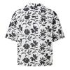 MKI MIYUKI ZOKU Mens Floral Relaxed Fit Short-Sleeved Bowling Shirt
