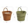 Faux Rattan Wandkorb Handgeflochten Geflochtener Aufbewahrungskorb Wohnraumaufbewahrung