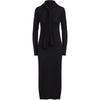 Polo Slim Fit Mock Neck Tie Long Sleeve Dress Women Dresses 211814502-001