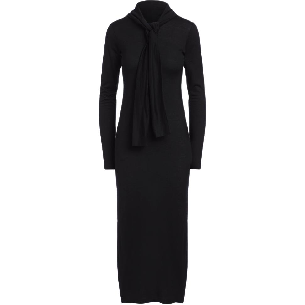 

Polo Ralph Lauren Slim Fit Mock Neck Tie Long Sleeve Dress Women dresses 211814502-001 XS