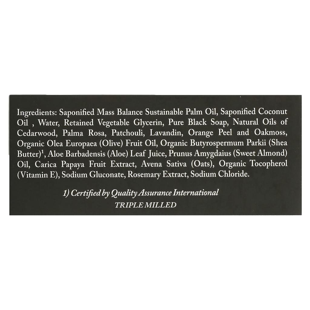 Dr. Woods Body Bar, Raw Black, 149G(5.25Oz)