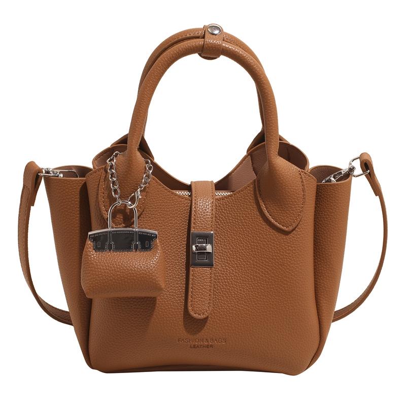 2025 Frühling/Sommer Damen Stilvolle Koreanische Bucket Bag – Vielseitige Lässige Schulter- & Umhängetasche