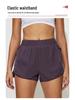 Women's Plus Size Quick-Dry Sports Shorts: Spring/Summer Loose-fit Two-Piece Look