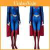 Disfraz Cosplay de Superman y Lois Body Ajustado con Capa para Halloween y Cosplay