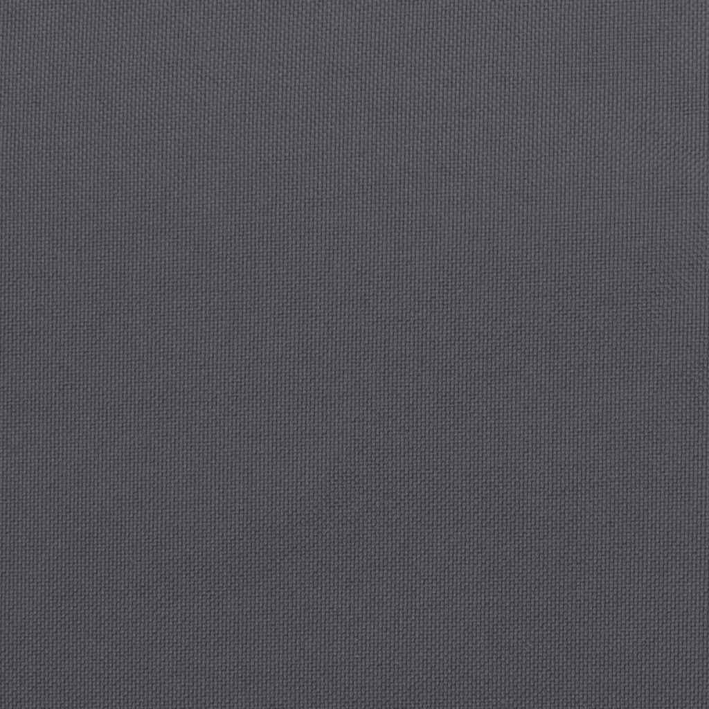 High Back Chair Cushions 2 Pcs Anthracite Oxford Fabric
