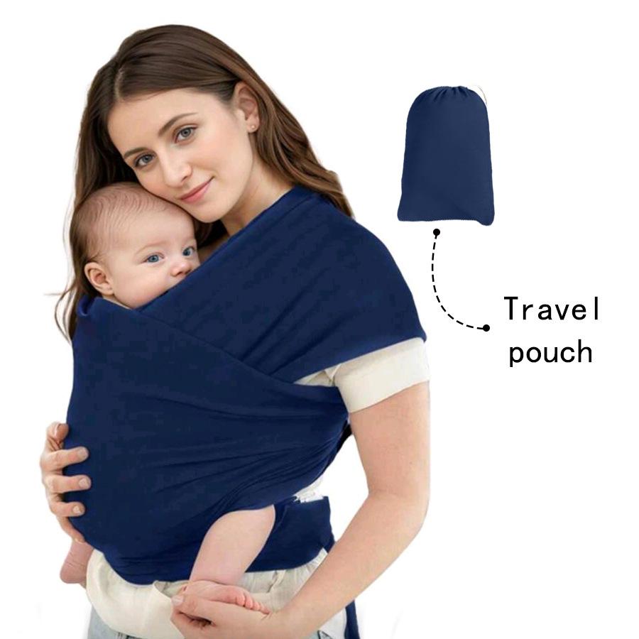 Baby Wrap Carrier, Soft and Adjustable for Newborns from 3 To 12 Months Old