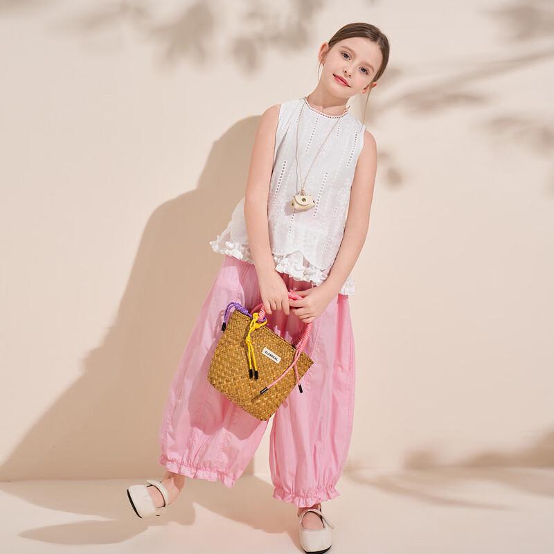 Montagut Girls' Embroidered Lace Set