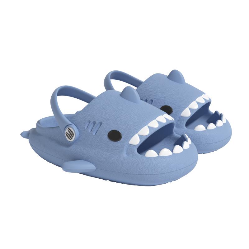 Shark Cartoon Anti-Collision Slippers for Women & Men - Summer Non-Slip Lazy Sandals with Thick EVA Soles