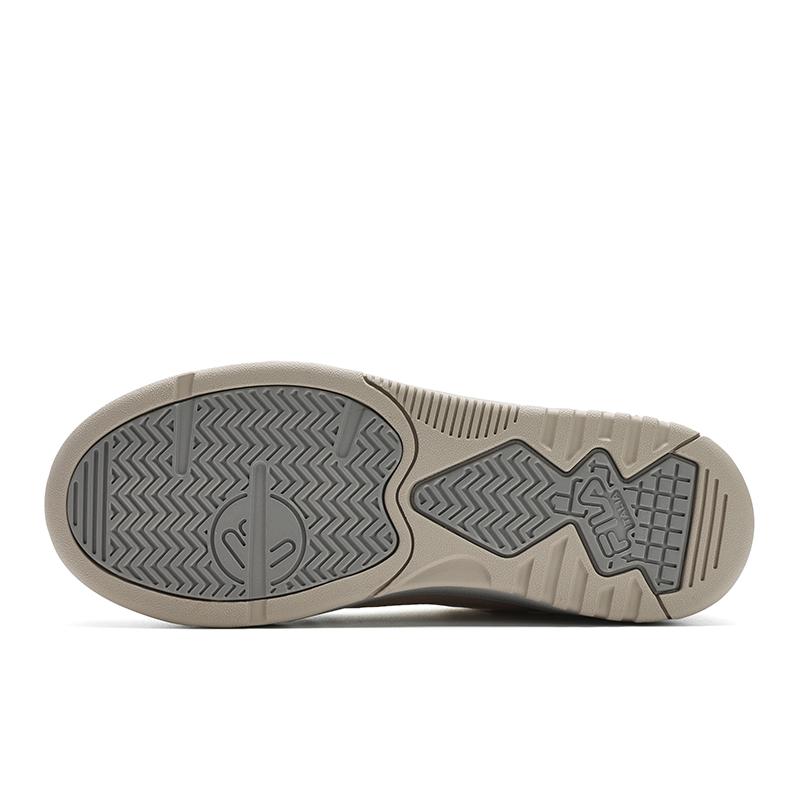 New FILA Wear resistant And Lightweight Low top Tennis Shoes Women's White Brown A12W541001FGC