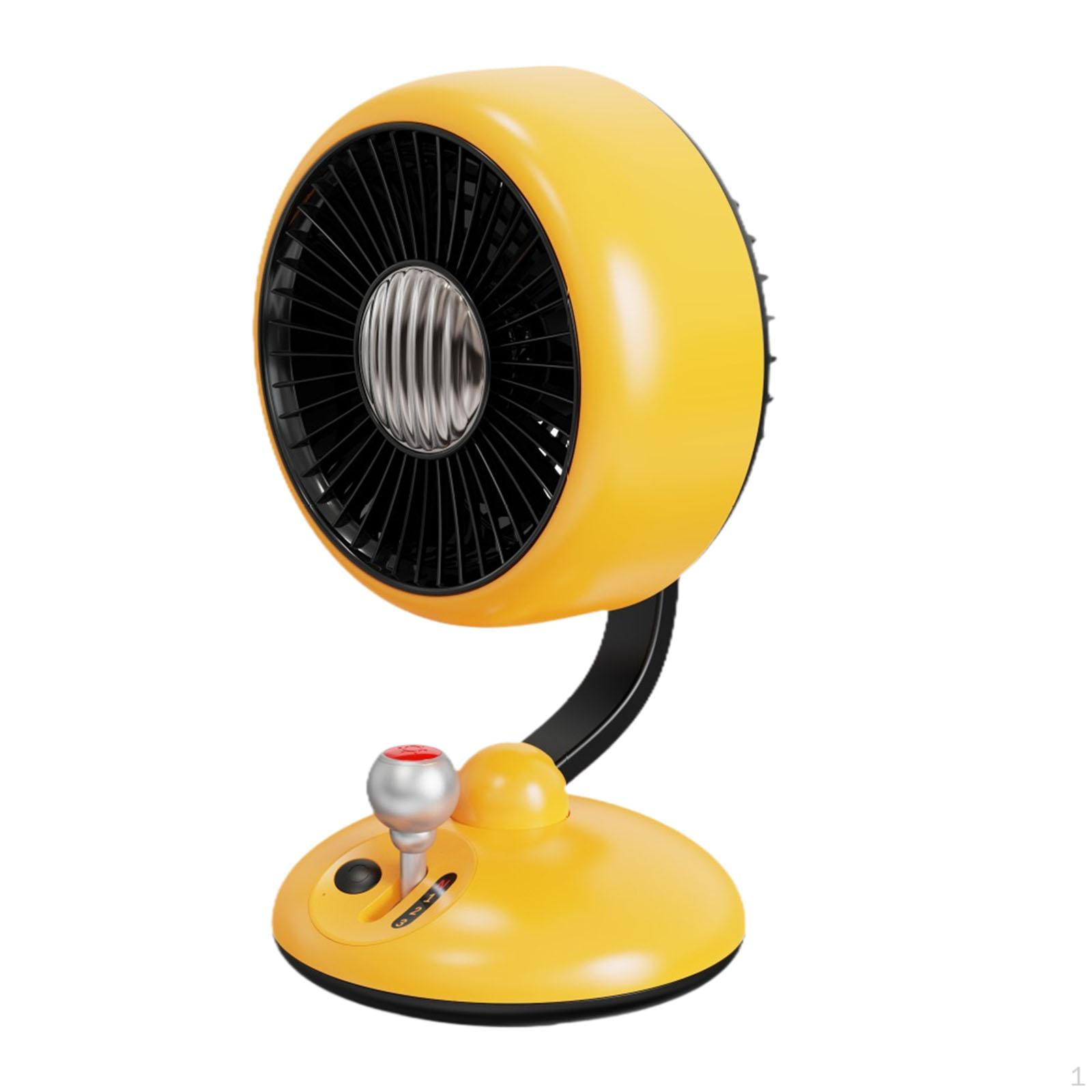 

3-скоростной настольный вентилятор, охлаждающий персональный циркуляционный вентилятор жёлтый