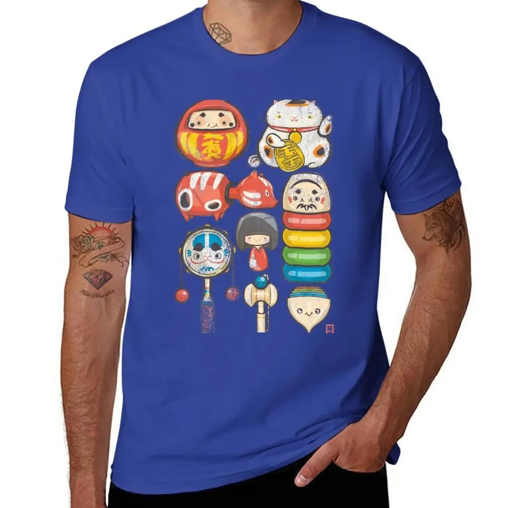 [Special Lucky Toy Box] T-Shirt Plus Sizes Kawaii Clothes Mens Graphic T-shirts Hip Hop