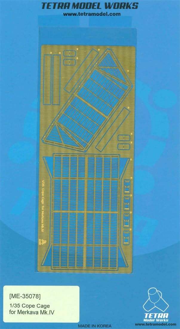 

Tetra Model Серия ME Броня корпуса Клетка Меркава Пластиковые детали для модели ME3578 1/35 (для танка MK.IV)
