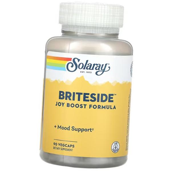 

Витамины для настроения, Briteside Joy Boost Formula, Solaray 90вегкапс (36411098) 90vcaps