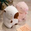 24cm Leuchtendes Capybara Stofftier Weiche Plüschtiere mit buntem LED-Nachtlicht Capybara Spielzeug Kinder Urlaubs-Jungen Geburtstagsgeschenk