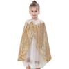 Sparkling Sequins Cloak Cape Princess Cloak Women Christmas Cosplay Costume Accessory For Women Girl Halloween Birthday