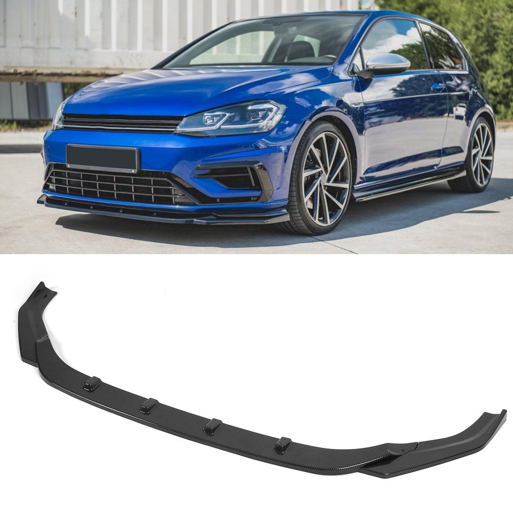 3PCS Maxton   Front Bumper Splitter Lip Kits Replacement for MK7.5 R 20172020