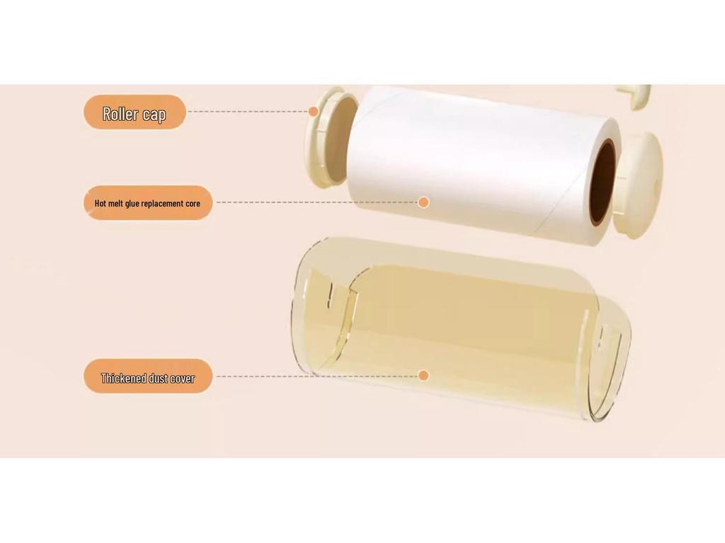 Cat Hair Removal Lint Roller Brush with Tearable Drum Replacement for Clothes and Household Cleaning