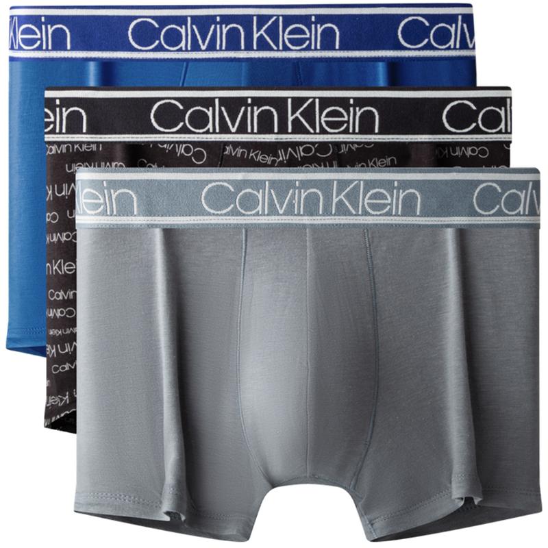 

Calvin Klein Letter Jacquard Waistband Boxer Shorts 3-Pack Men underwear NP2261OAB3 M
