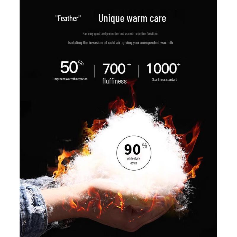 Kaseye Unisex Long Over-knee Down Jacket