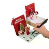 3D Weihnachtskarten zum Falten Frohe Weihnachten Beste Wünsche Karte Weihnachtsgeschenk für Neujahrssegen Dankes-Postkarte Dekoration