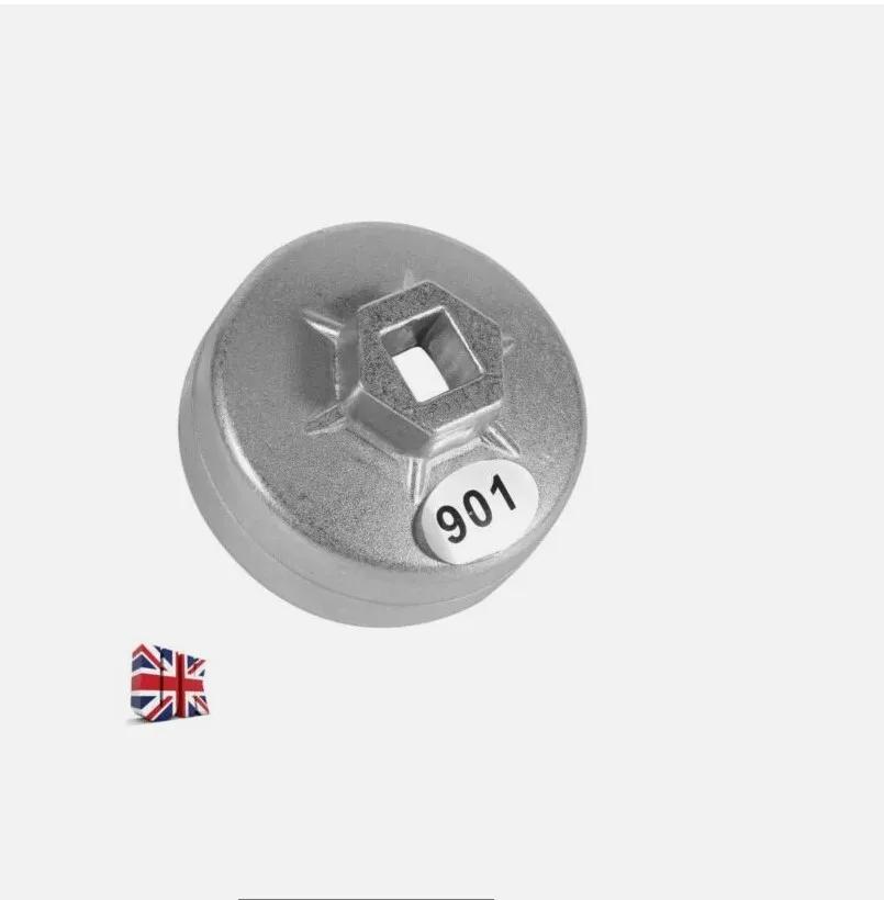 1pc Universal 14 Slot 64.5 Mm Oil Filter Wrench Cover Shell Tool Remover Car Repair Tool