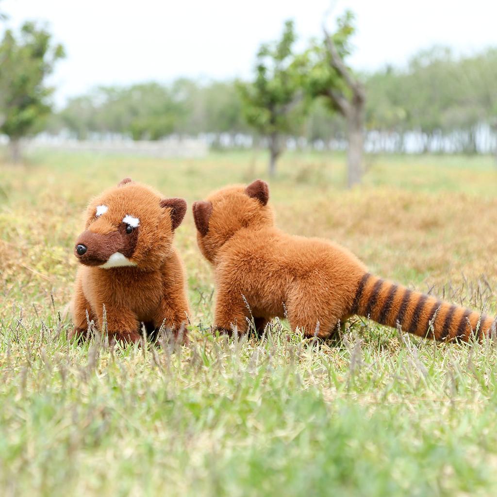 American Coati South Raccoon Plush Doll Animal Cushion Birthday Present Children