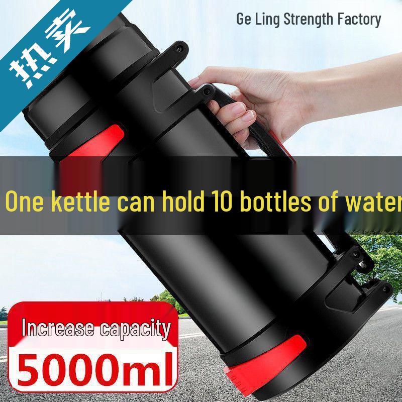 Stainless Steel Insulated Travel Kettle Thermos Cup – Large Capacity, Portable Sports & Car Cold Water Bottle