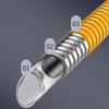 Leak Proof Natural Gas Pipe Stainless Steel Corrugated Gas Pipe Household Liquefied Water Heater Connecting Pipe