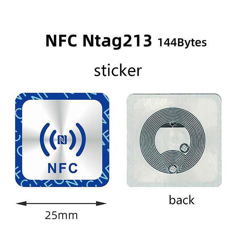 Etiqueta adhesiva regrabable RFID T5577 de 125 KHz, etiqueta antiinterferencias de metal, etiqueta de token grabable, etiqueta de clonación duplicada, etiquetas NFC