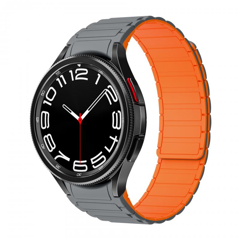 No Gap Silicone Strap For Samsung Galaxy Watch 5 Pro 45mm 6/4 Classic 47mm Magnetic Band For Galaxy Watch 7/6/5/4 40mm 44mm Belt