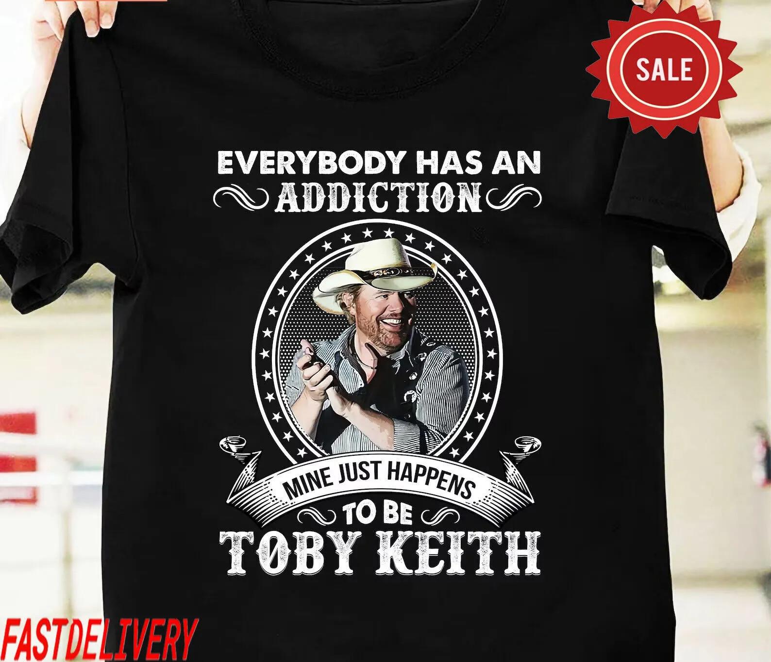 Everybody Has an Addiction Toby Keith 30th Anniversary Unisex T-shirt L
