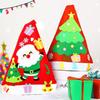 Santa Claus Handmade Santa Hat Non-woven Fabric Kids Xmas Arts Hats Kriss Kringle Hat  Toddlers