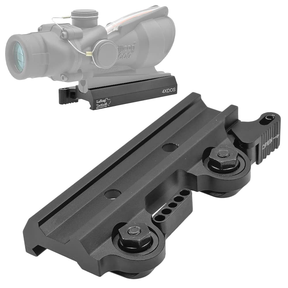 Evolution Gear ACOG-specific LARUE-type QD Lever Mount, Replica Scope Mount for the LT100.