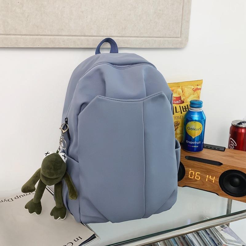 Casual Men's and Women's Bags College Students Ins Cool Simple Backpack High School Students Junior High School Students Bag Large Capacity Backpack.