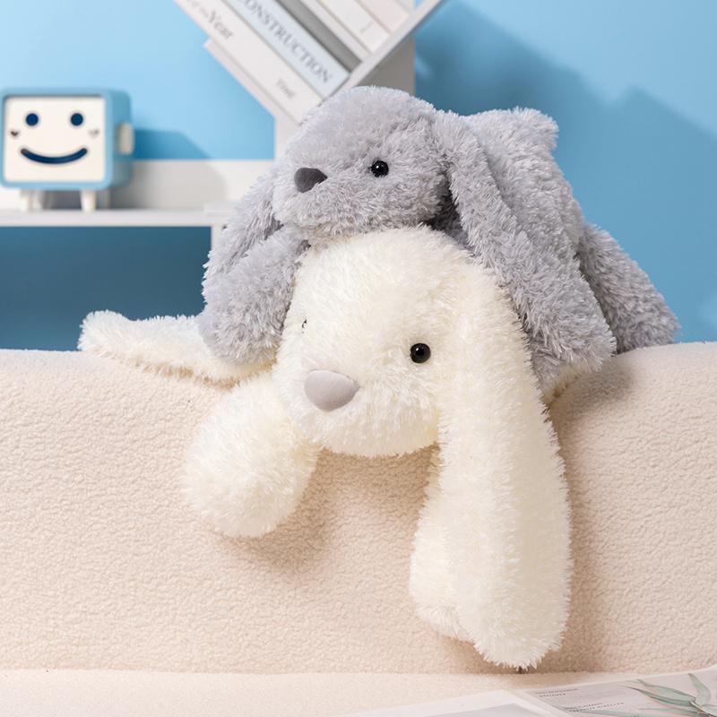 35-70cm Cute Cartoon Hot Rabbit Plush Doll Pillow High Quality Super Soft White Grey Rabbit Plush Toy For Girls Birthday Gifts