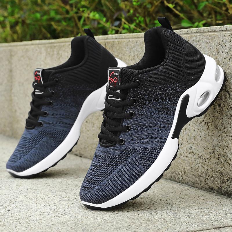 Men Sneakers Summer Casual Antiskid and Wear-resistant Jogging Shoes Lightweight Breathable Running Walking Knit Shoes 39-45